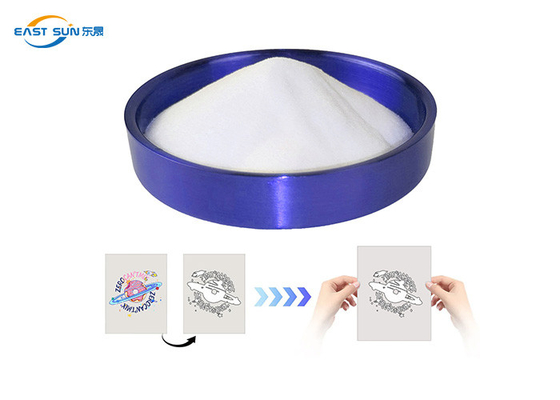 Καλή τιμή 80-200 Micron 1kg Λευκή DTF Fine PU Κόλλα σε Σκόνη 20kg Σκόνη για Θερμή Πρέσα σε απευθείας σύνδεση