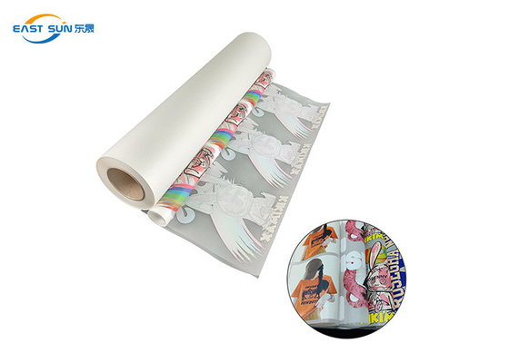 Good price Ζεστό Peeling Θερμομεταφορά DTF PET ταινία ρολό για DTF κλωστοϋφαντουργική εκτύπωση σε απευθείας σύνδεση
