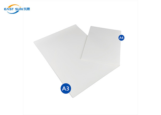 Good price Διπλή ταινία A3 A4 της PET DTF μεταλλινών πλευρών για την εκτύπωση μεταφοράς θερμότητας σε απευθείας σύνδεση